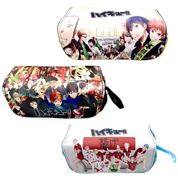 

Japan Anime Haikyuu Large Capacity Pencil Case Books Case Fashion Style Stationery Storage Shoyo Hinata Tobio School Pen Box Bag