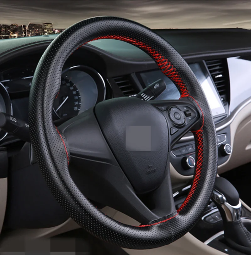 Steering Wheel Cover Artificial Leather Car Styling For Toyota Corolla Avensis Yaris Auris Hilux Prius Prado Camry