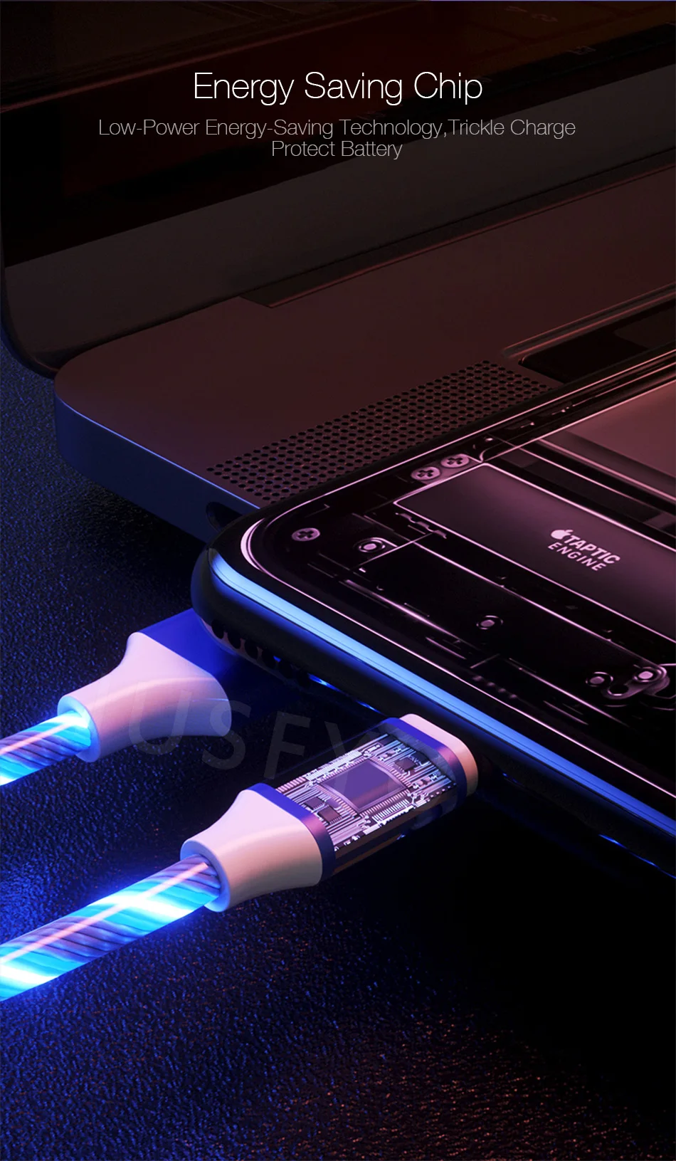 1,2 м 3 в 1 USB кабель для зарядного устройства для мобильного телефона Micro usb type C зарядный кабель для iPhone зарядный светящийся светодиодный светящийся шнур для передачи данных