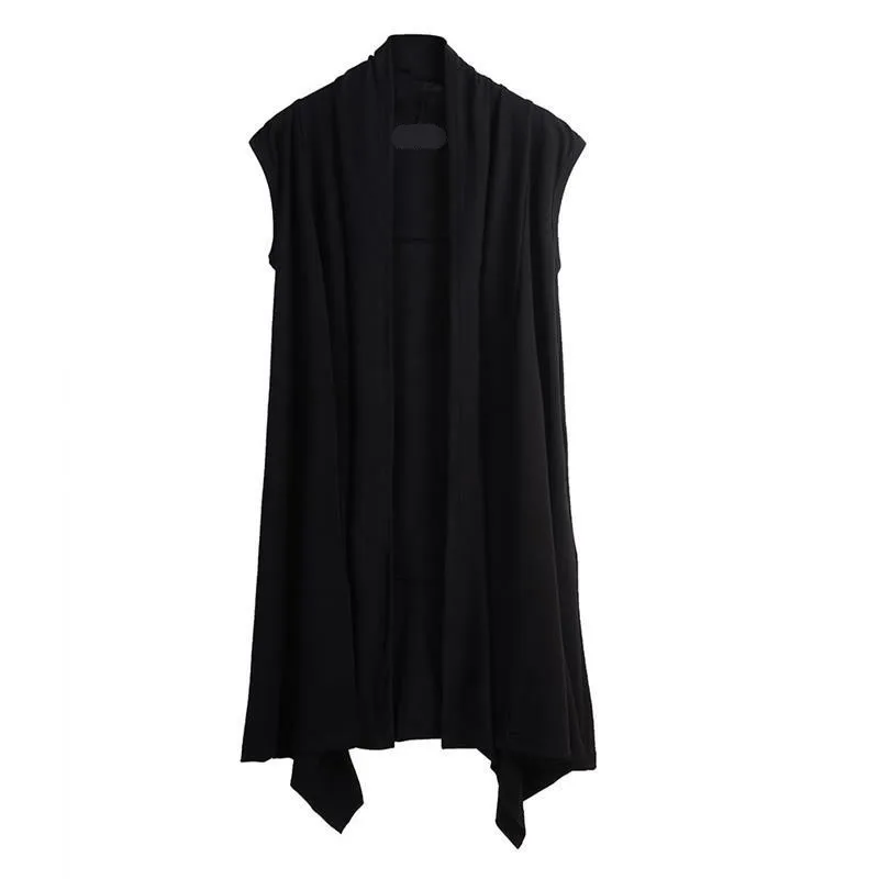 Autumn winter men gotico punk rock trench coat long jacket cloak men vintage black hooded overcoat cardigan gothic style coats