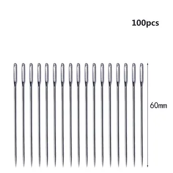 

C01-006-0009 Metal Hollow Single Pointed Knitting Needle Sweater Staight Needle Weave Craft Yarn Stitches