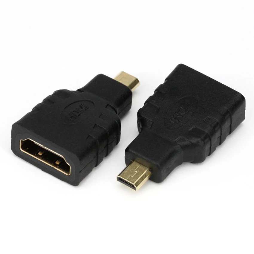 HD17 позолоченные микро HDMI Тип D к Женский конвертеры M F адаптер конвертер для