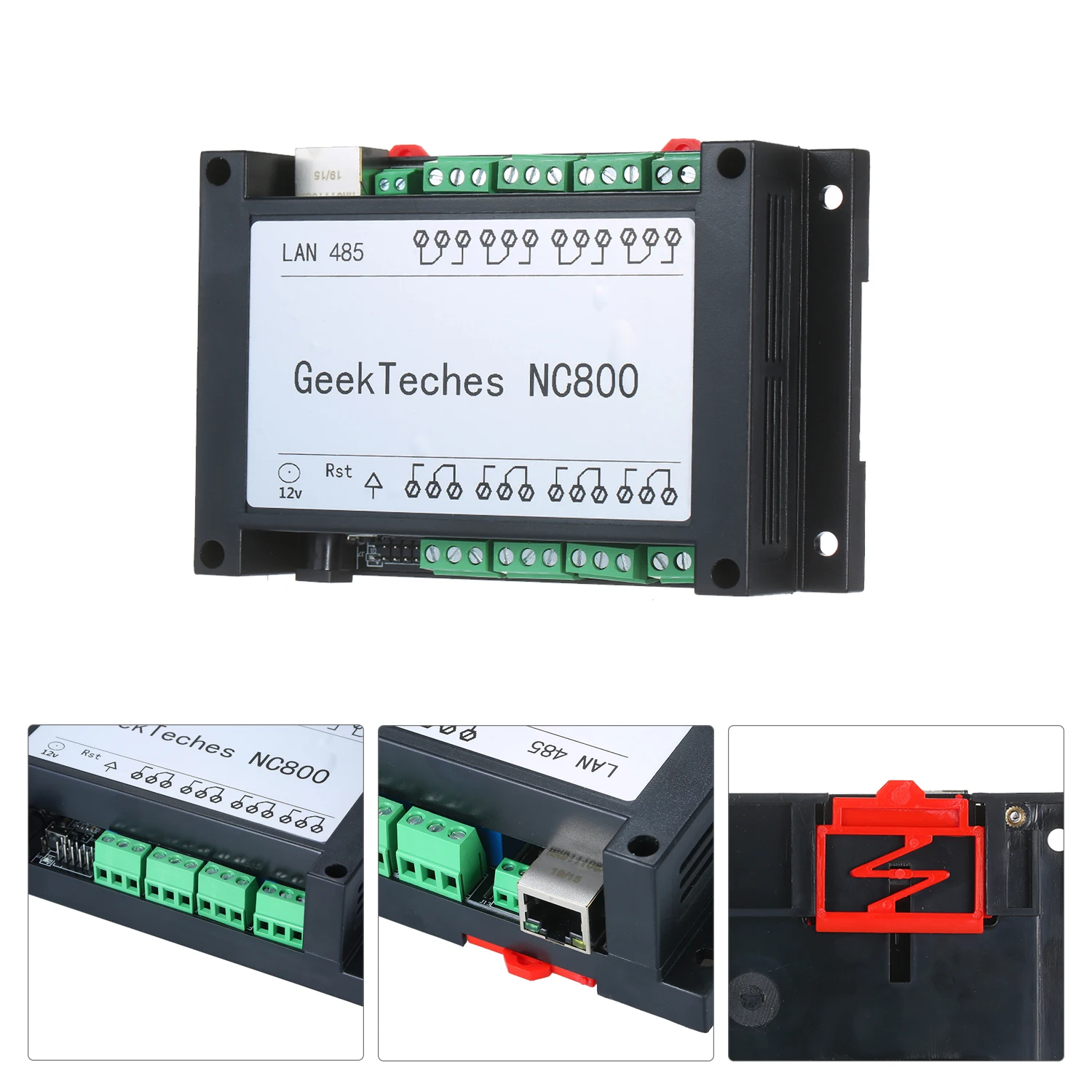 

TCP/IP Remote Controller Module with 8 Channel Relay(WEB) 9V-40V Smart Home Automation Switch Module
