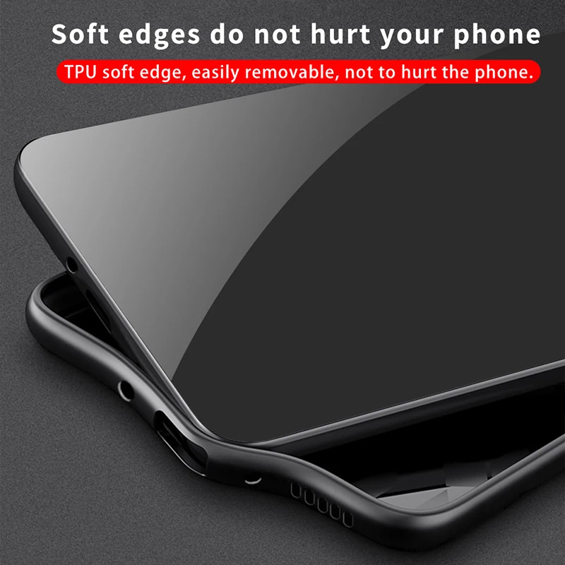 500 шт Радужный лазерный чехол с градиентными цветами для iPhone 11 Pro Max XS XR X 8 7 6 6S Plus закаленное стекло Мягкий ТПУ Край царапин чехол
