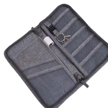 

Passport Storage Bag Travel Function Bag Portable Passport Holder Document Storage Bag Credit Card ID Card Cash Clip