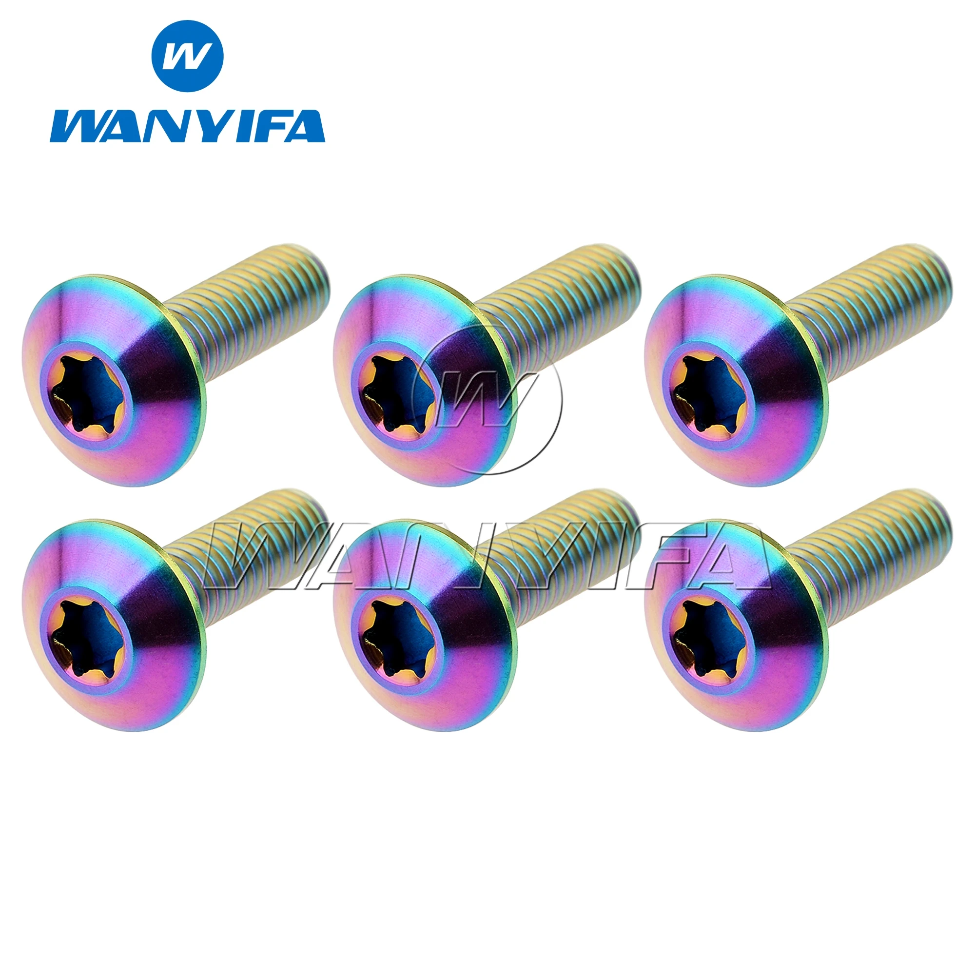 torx cabeca do parafuso de titanio m6x12 03
