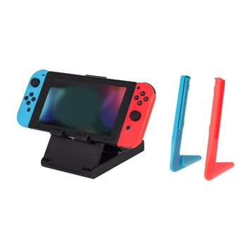 

1Pcs Anti-Slip Adjustable Foldable Plastic Compact Bracket & 1Pcs Portable Stand for Nintendo Switch Gamepad Mount