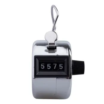 

Metal Mini Lap Golf Hand Held Manual 4 Digit Number Farm Counter Clicker