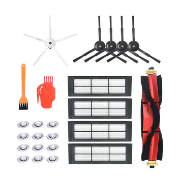 

5 Side Brush + 1 Roller Brush + 4 Filter Net + 12 Filter elements for Xiaomi S6 S5 E35 E2 Robot Vacuum Cleaner Replacement Parts