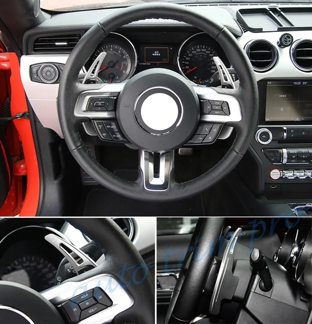 2X весла переключения DSG подходит для Ford Mustang 2015 2016 2017 2018 2019 аксессуары удлинения