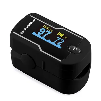 

ChoiceMMed Fingertip Blood Oxygen Saturation Monitor with LED Screen | Digital Readings for SpO2, Pulse Rate, BPM, and Blood Oxy