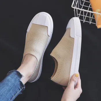 

Spring new black canvas trendy shoes for women Soft lightweight shoe