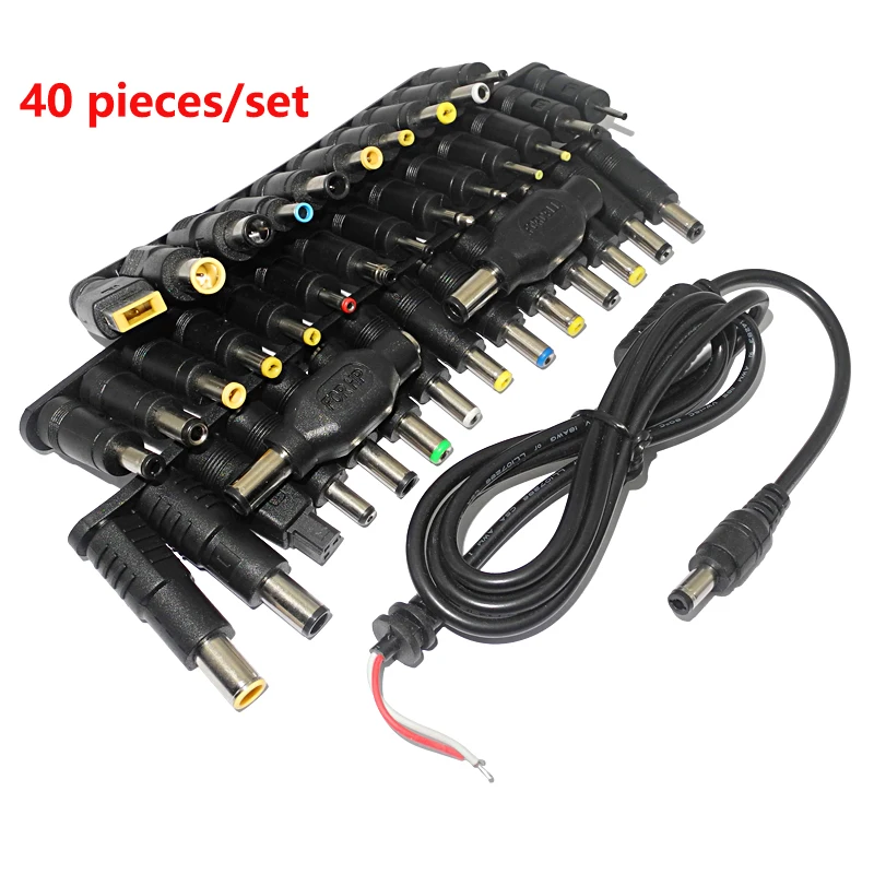 40pcs 5.5*2.1mm 여성 잭 Dc 플러그 노트북 Ac 전원 충전 어댑터 컴퓨터 팁 커넥터 dell Lenovo for Hp Notebook