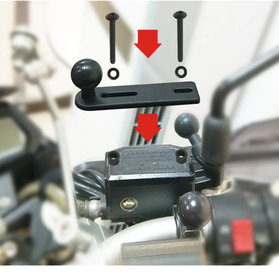 Motorcycle Handlebar Pump Mount (4)