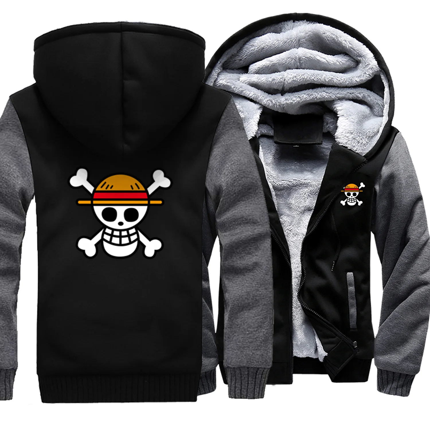 One piece Japapn аниме принт толстовки мультфильм Sukll печати Спортивная одежда реглан мужские толстовки теплая одежда Новинка худи Luffy
