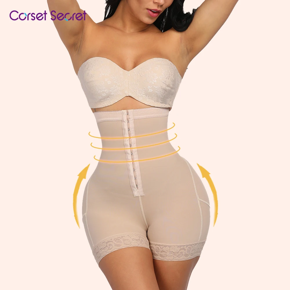 

Corset Secret Women Large Size High Waist Butt Enhancer Hooks High Waist Butt Enhancer Plus Size Butt Lifter Slimming Underwear