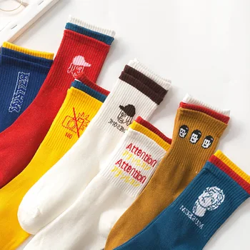 

Novelty Trend Socks Women Design Fashion Cotton Sock David Boy Girl Personality Skateboard Socks Unisex Funny Happy Long Sox Men