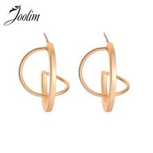 Joolim золотые серьги-гвоздики корейские серьги для женщин