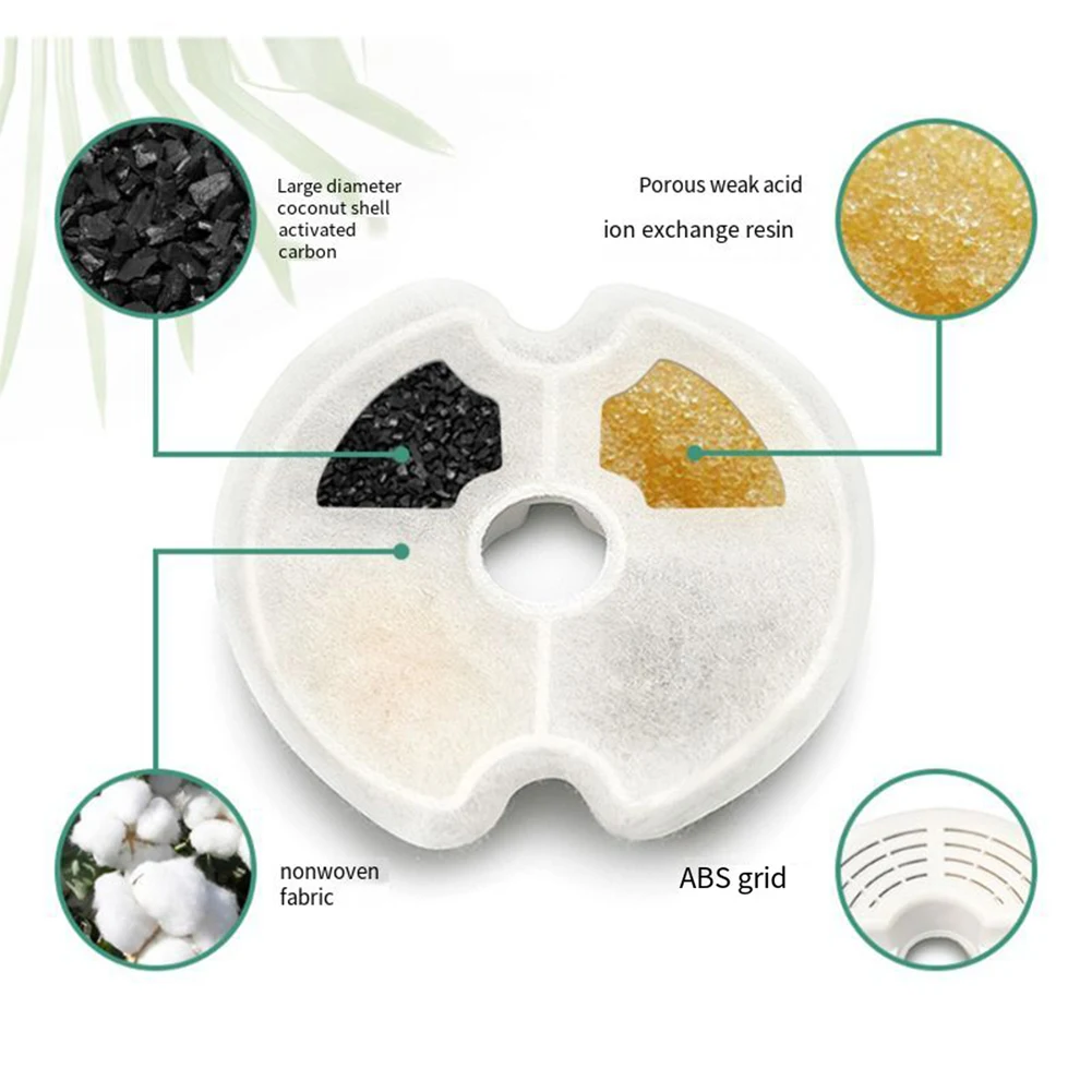 Pet replacement filter Cat Fountain Filter Replacement Filters For Pet Cat Dog Fountain Water Drinking Bowl Dispenser Automatic Feeder Filtration