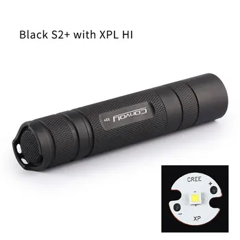 Black S2+ with XPL HI ,18650 flashlight ,torch 1