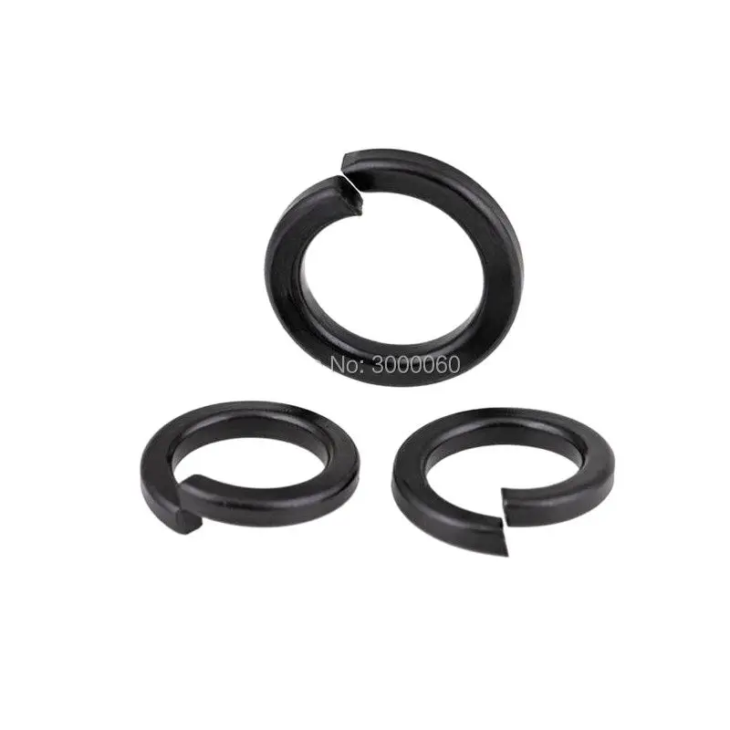 

M2 M2.5 M3 M4 M5 M6 Grade 8.8 Carbon Steel Black Oxide Gasket Spring Lock Washer 1000pcs/lot