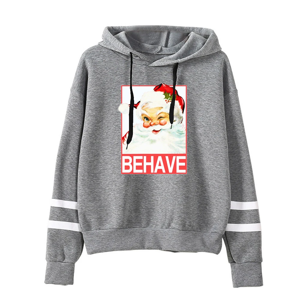 

Christmas Santa Sweatshirt Womens Clothing Harajuku Hoodies Japanese Clothes Plus Woman Print Merry Christmas