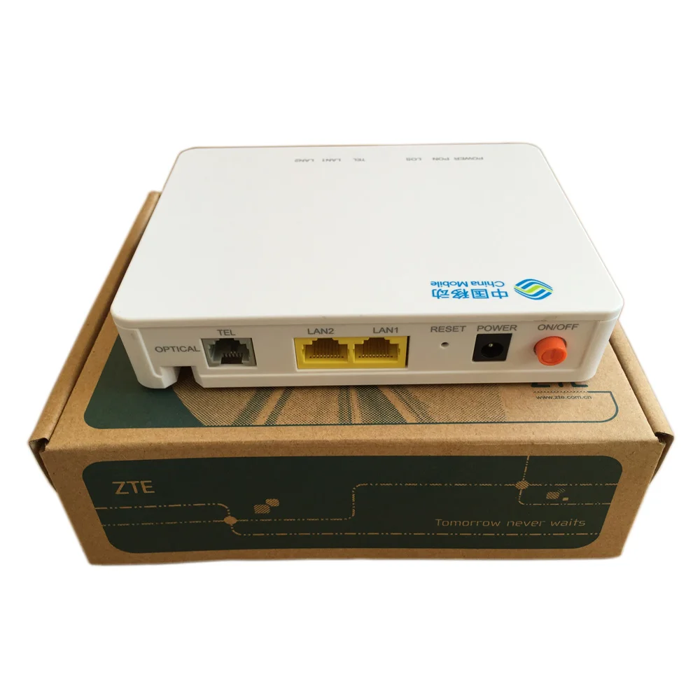 Новый GPON ONU ZXHN ZTE F603 2 lan + 1 голосовой протокол SIP английский интерфейс с китайским