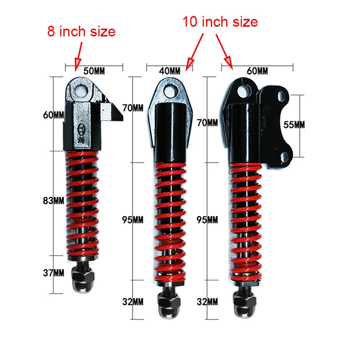 shock absorber suspension for Electric scooter e 8 10 inch hydraulic
