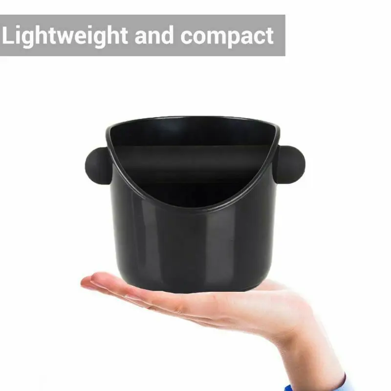 

1 Pack Coffee Knock Box Grinds Waste Tamper Bin Powder Storage 11.3*10.6cm Kit