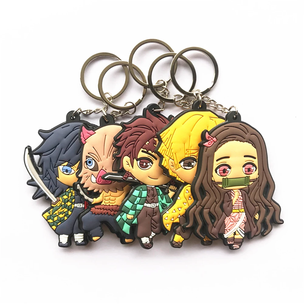 

Anime goblin goblin acrylic key chain pendant of the ghost key chain ghost annihilator blade of the cute Brinco blade Japanese a
