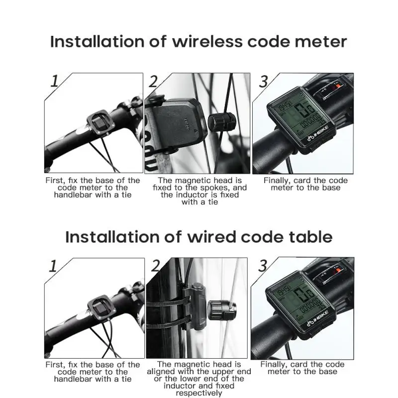INBIKE-     ǻ, MTB   Ÿ ġ ӵ ð LED  ӵ