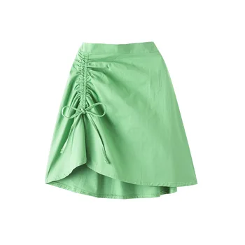 

Baby Girls Skirts Kids A-line Skirt Green 2020 Summer Fashion Cotton Short Skirt Girls Princess Skirt Children Clothes 8 10 12 Y