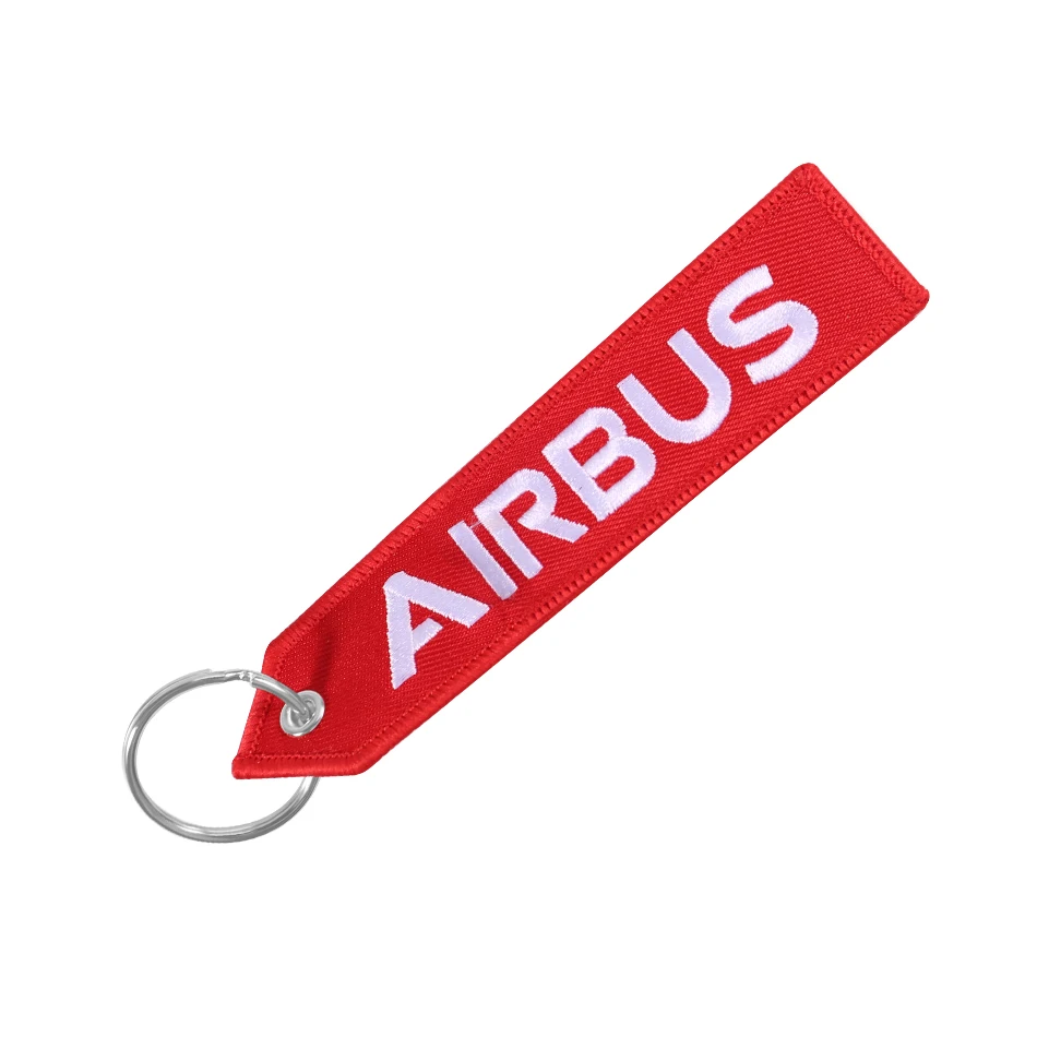 AIRBUS Keychain Phone Straps Double-sided Embroidery A320 Aviation Key Ring Chain for Aviation Gift Strap Lanyard for Mobile (7)