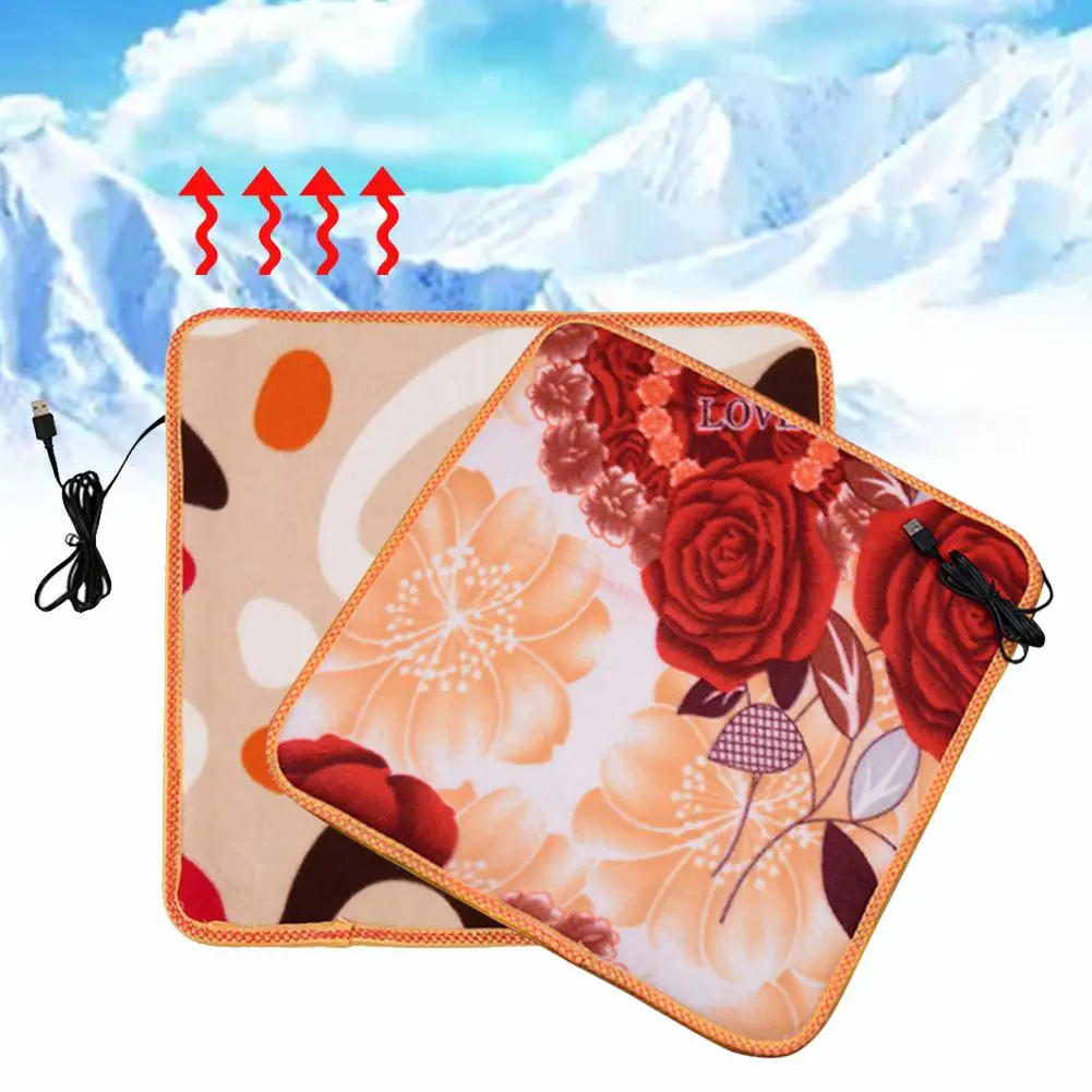 

USB Adjustable Car Electric Heated Seat Winter Household Cushion Cardriver Heated Winter Seat Cushion Universal Car Accessories