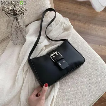 

Solid Color Women PU Leather Shoulder purse Messenger Shoulder Handbags PU Leather Female Shoulder Crossbody Bags