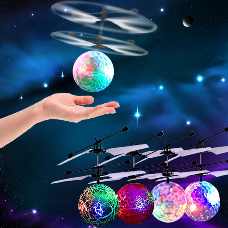 

RC Helicopter Flying Ball Toys Mini Drone Helicoptero Hand Induction Helicopter Aircraft Quadcopter Dron Remote Control Kids Toy