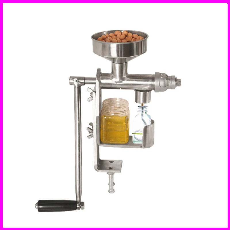 Manual Oil Press Machine Oil Extractor Peanut Nuts Seeds Press Machine EManual Hand squeeze Presser