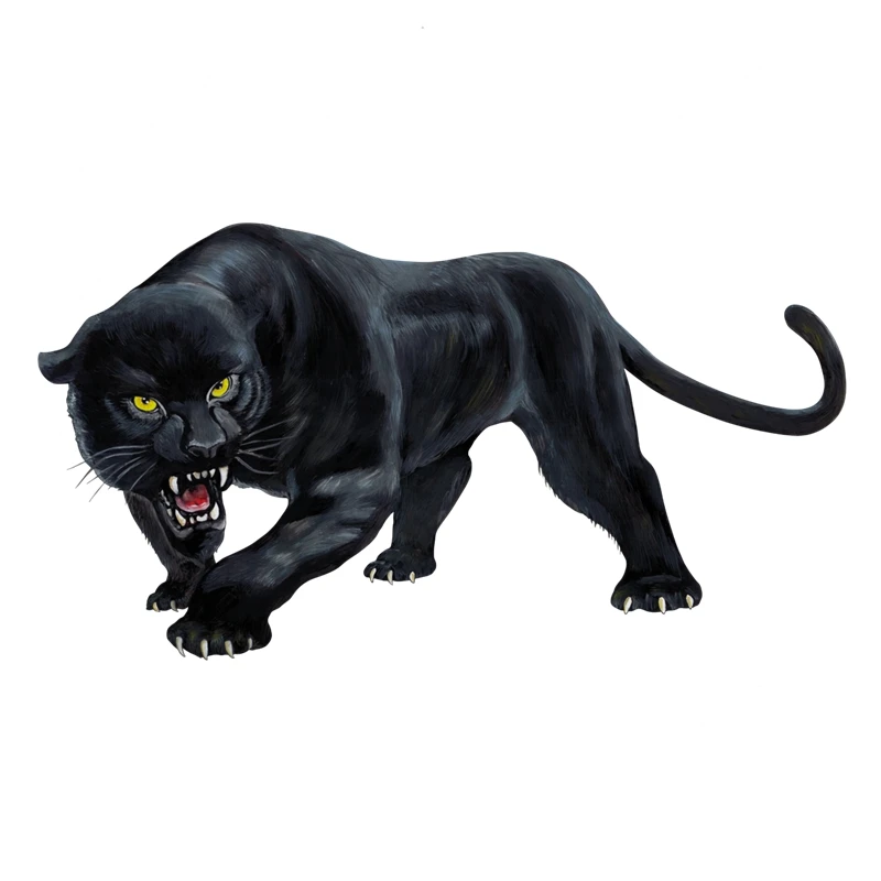 Car Sticker Wild Panther Removable Vinyl Decal Waterproof Accessories Bumper Rear Window Laptop