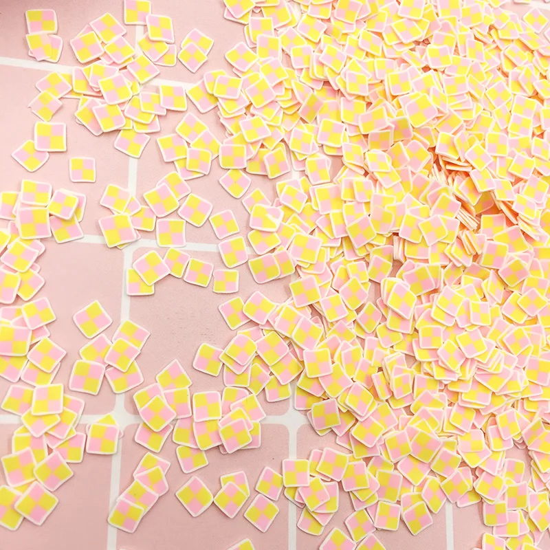 50 г 3D Ломтики для дизайна ногтей Полимерная глина разбрызгивает поделки своими