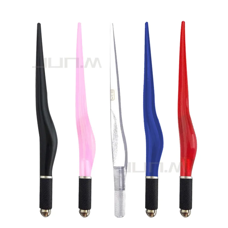 10pcs Microblading Tebori Pen PCD Microblade Needle Holder Eyebrow Permanent Makeup Manual Tattoo Stainless Steel |