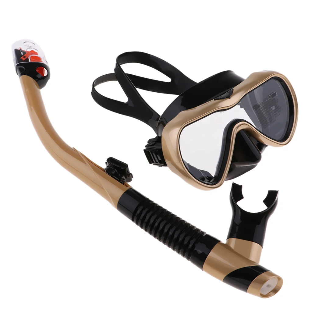 Optical Diving Gear Adults Snorkeling Set Dry Top Scuba Snorkel Diving Mask Scuba Diving Gears 