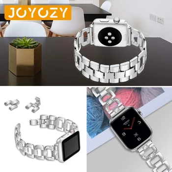 

Joyozy Stainless Steel bling band for apple watch band 38mm/42mm diamond Bracelet Adjustable Strap for apple watch 5/4/3/2/1