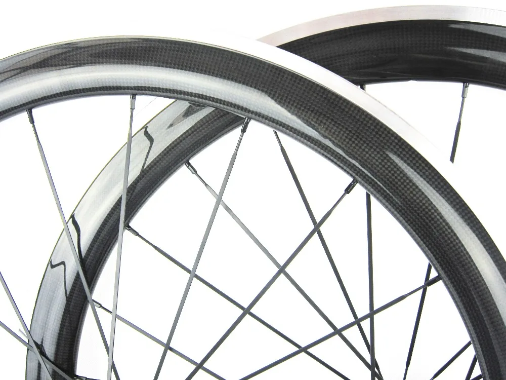 

width 23mm only rear carbon clincher wheel 50mm with chinese custom sticker alloy brake surface powerway R13