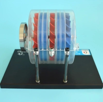 

Multi-stage steam turbine model Physics laboratory demonstrator science puzzle toy gift