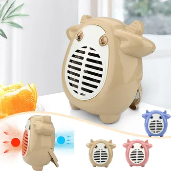 

Mini Portable Electric Heater 400W 220v Desktop Heating Warm Air Fan Home Office Wall Handy Air Heater Bathroom Radiator Warmer