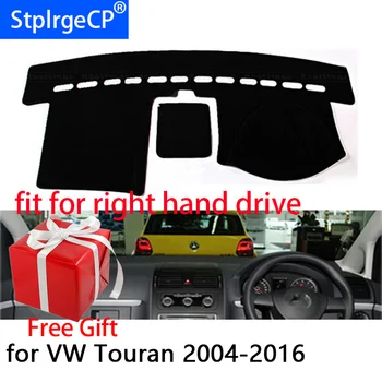 

Car Dashboard Cover Mat for Volkswagen Touran 2003-2016 Right Hand Drive Dashmat Pad Dash Mat Covers Dashboard Accessories