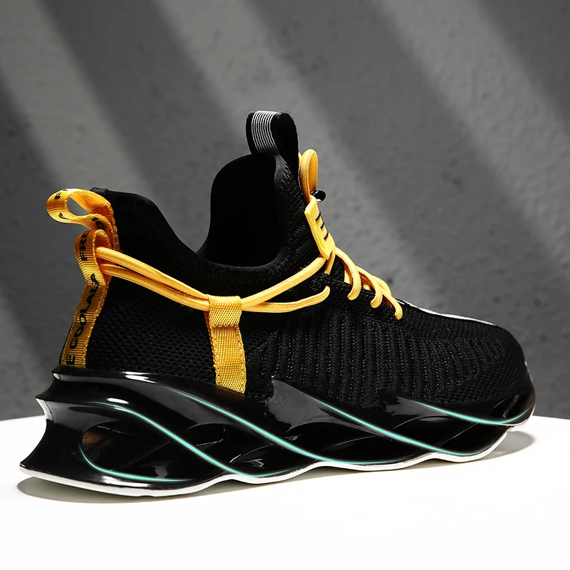 

SENTA New Profession Running Shoes for Men Damping Blade Cushioning Sport Shoes Fast Run Shoes Athletic Sneakers Zapatillas