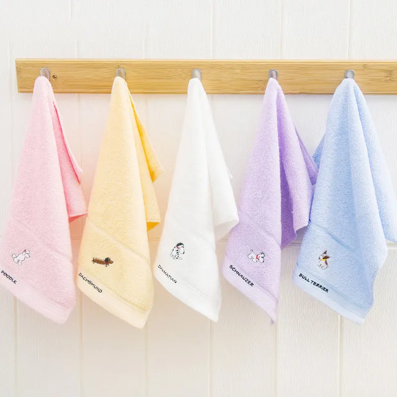 

1pc Children Face Towel Classic Home Cotton Fruit Towel Absorbent Fashion Comfortable Towel Soft Cartoon Non-Linting Towel