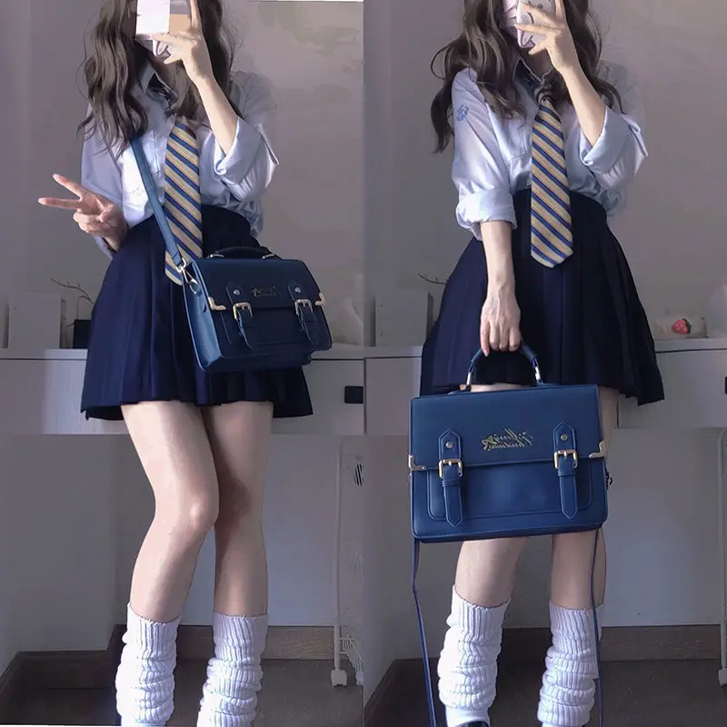 2022 Lolita bag Japanese school Uniforms Cute Ita bag Lolita JK SchoolBag for college Student Women Handbag Anime Shoulder Bag