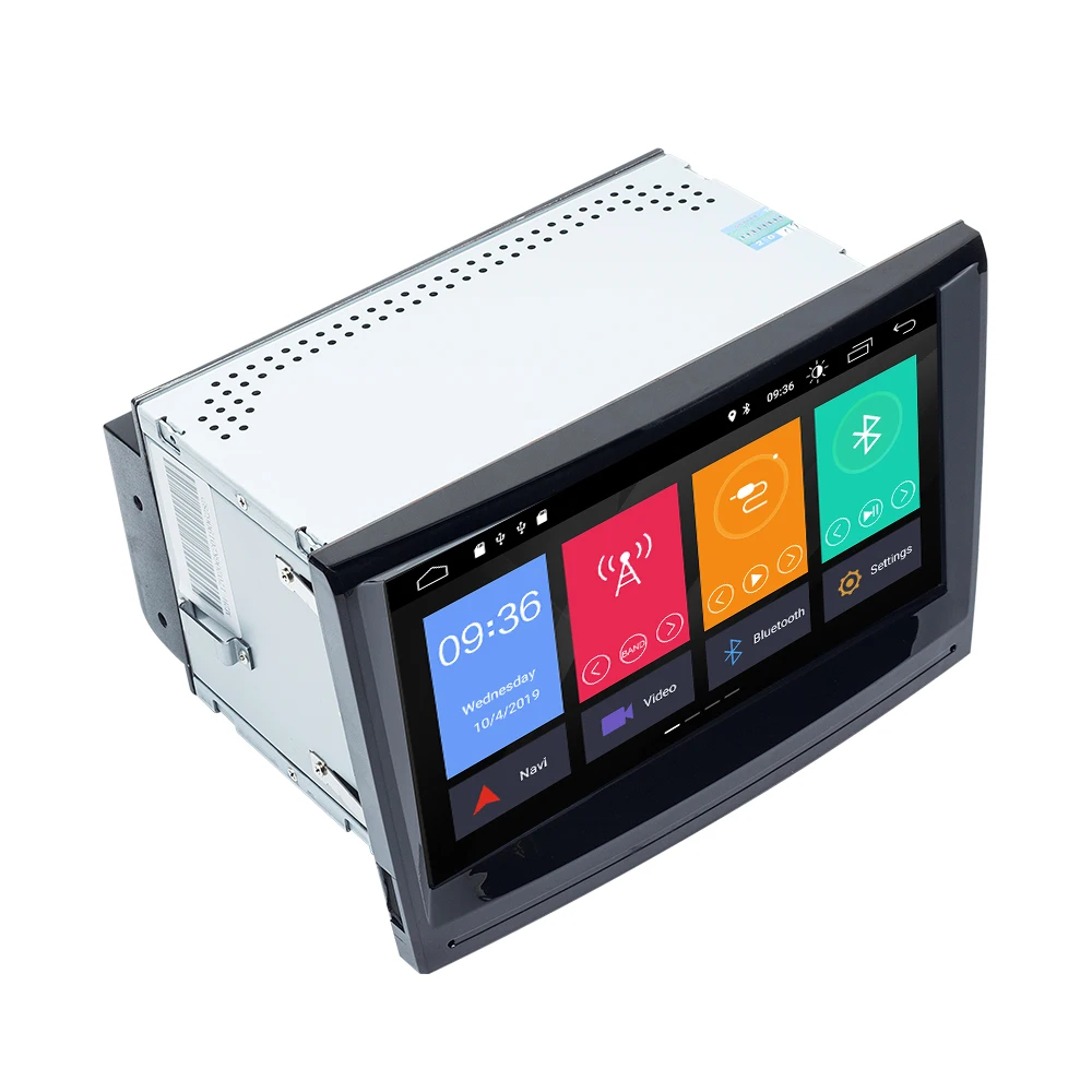 Discount 2 Din Android 9.0 Car Multimedia player for Porsche/911/997/Cayman/Boxter radio head unit gps navi dvd stereo 2GB RAM 4G IPS+DSP 2